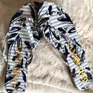 Sam & Libby Blue Olympia Flip Flop Sandals